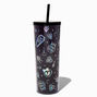 Holographic Halloween Icons Tumbler,