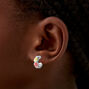Happy Face Hoop Earrings,