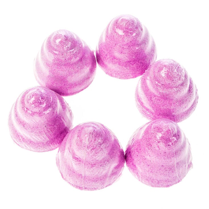 Kraken Unicorn Poop Berry Vanilla Scented Toilet Bombs - Purple, 6 Pack,