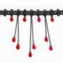 &quot;Blood Drops&quot; Choker Necklace,