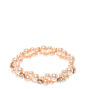 Blush Pearl Double Row Stretch Bracelet,