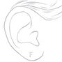 Silver Rainbow Initial Jewellery Gift Set - F, 4 Pack,