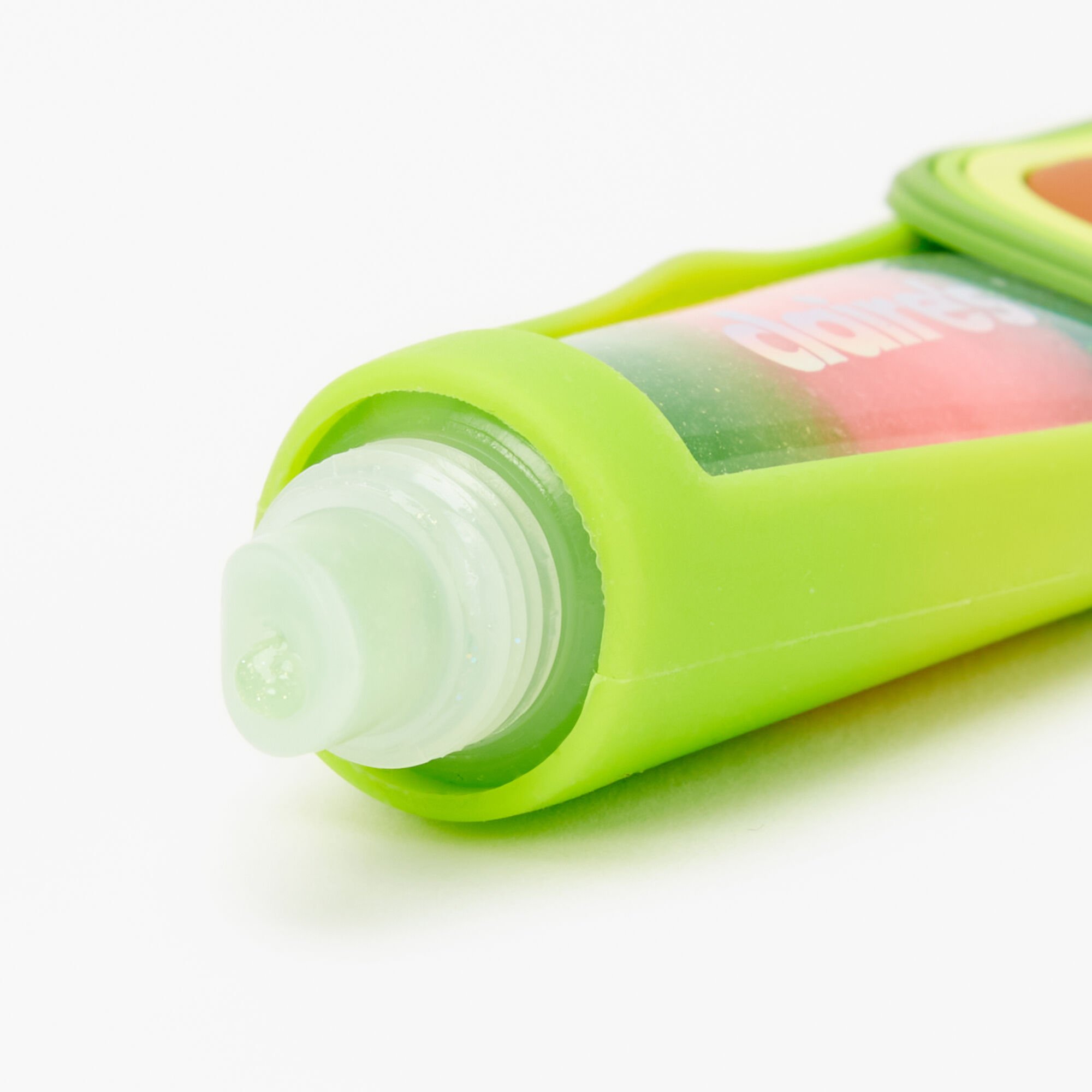 Smiling Avocado Silicone Lip Gloss Tube - Apple,