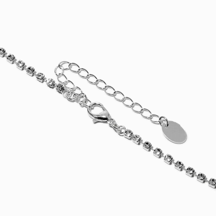 Rhinestone Vine Y-Neck Statement Necklace,