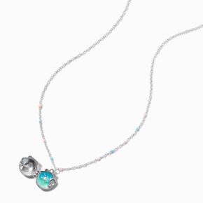 Seashell Locket Pendant Necklace,