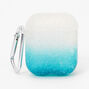 Mint Ombre Caviar Earbud Case Cover - Compatible with Apple AirPods,