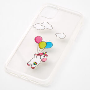Clear Unicorn Balloon Protective Phone Case - Fits iPhone&reg; 11,