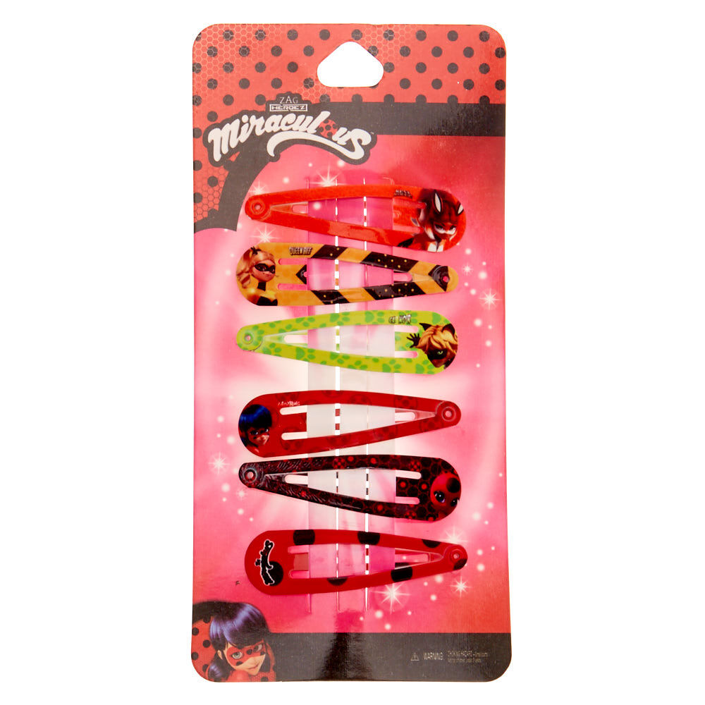 Miraculous™ Snap Clips – 6 Pack,