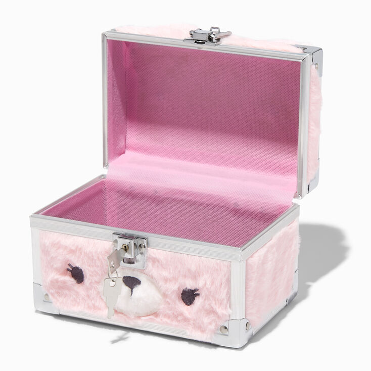 Claire&#39;s Club Pink Bear Lock Box,