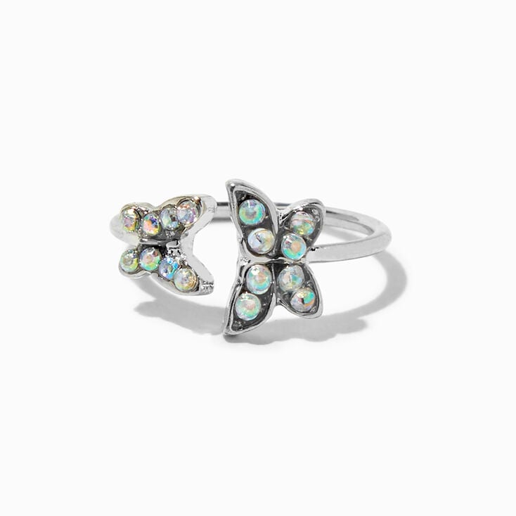 Claire&#39;s Club Mixed Metals Butterfly Rings - 5 Pack,