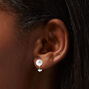 Graduated Pearl Clip On Earrings - 3 Pack,