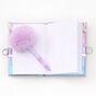 Claire&#39;s Club Lilac Unicorn Mini Lock Diary,