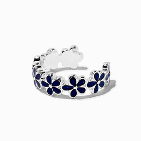 Silver-tone Daisy Band Mood Ring,