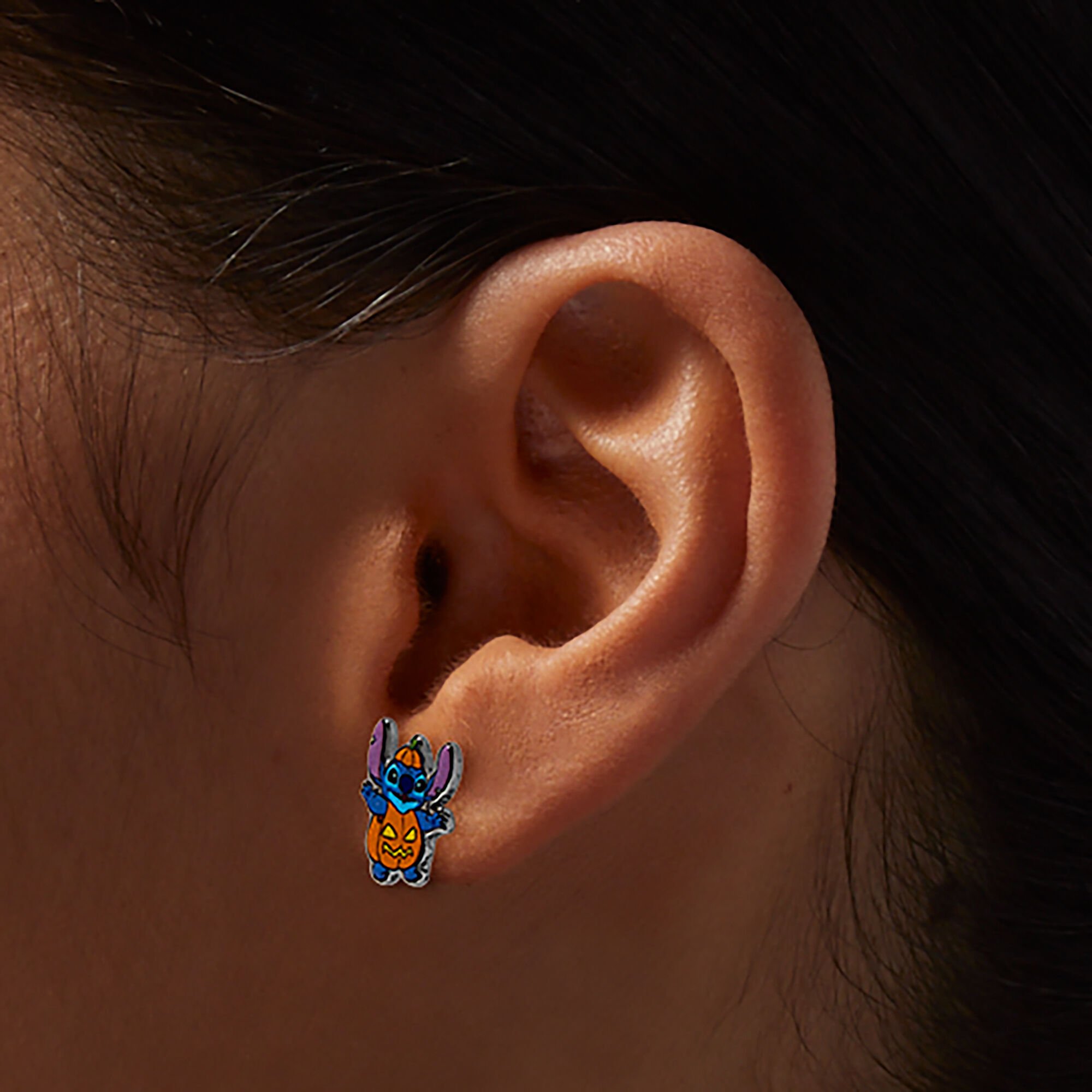 Disney Stitch Halloween Stud Earrings - 12 Pack,