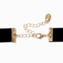 Gold-tone Lion Pendant Choker Necklace ,