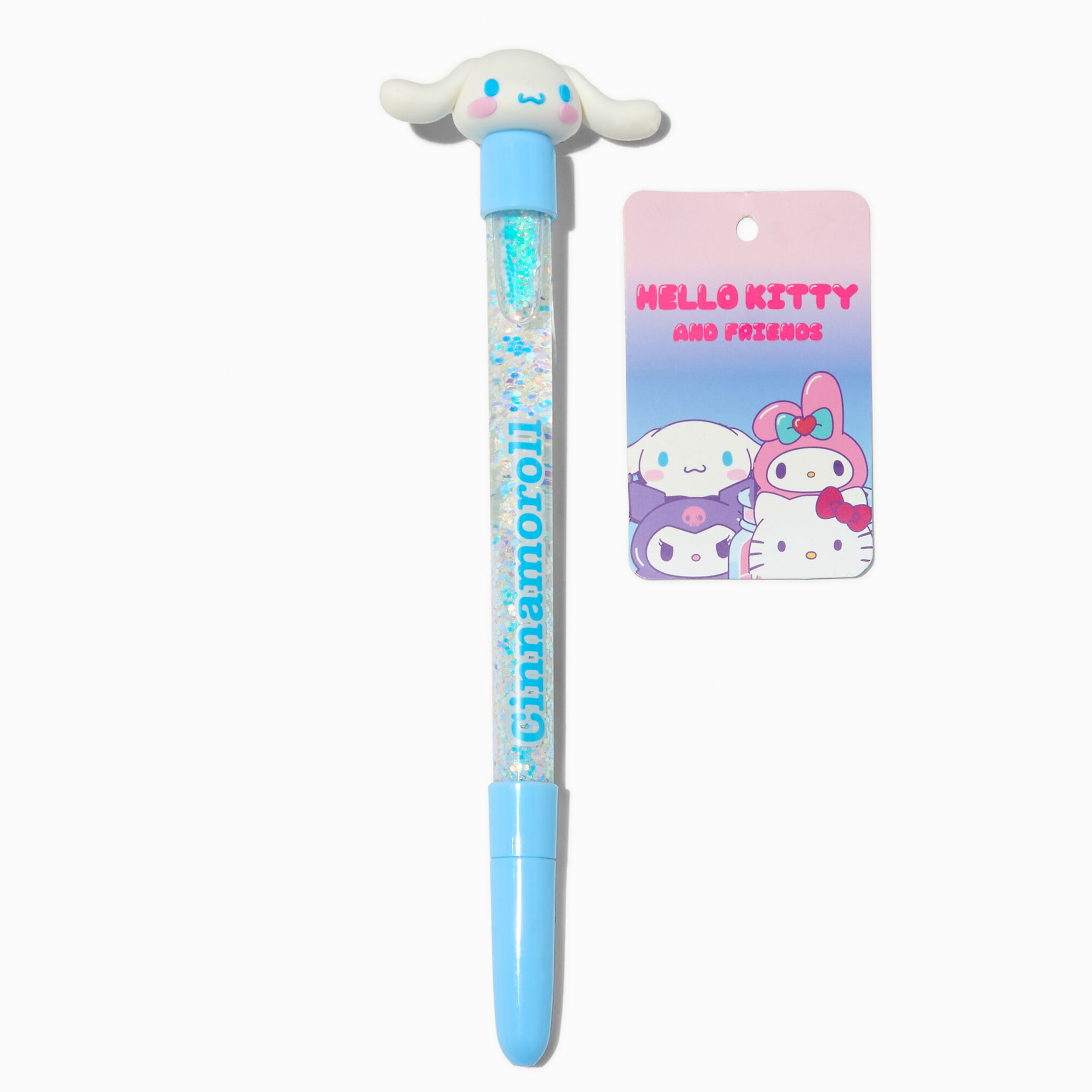 View Claires Hello Kitty And Friends Cinnamoroll Glitter Pen Blue information