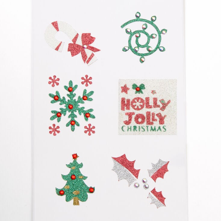 Holly Jolly Christmas Body Stickers,