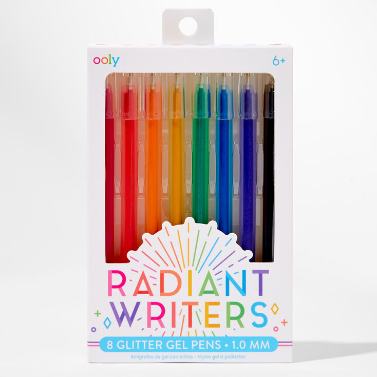 ooly™ Radiant Writers 1.0mm Glitter Gel Pens (8 pack)