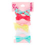 Claire&#39;s Club Pastel Bow Hair Clips - 6 Pack,