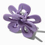Plum Open Flower Hair Claw,