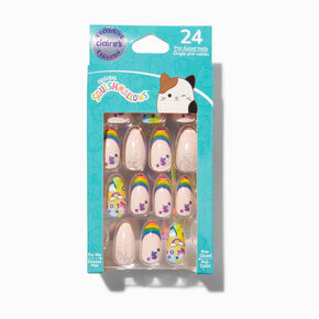 Squishmallows&trade; Claire&#39;s Exclusive Rainbow Stiletto Press On Faux Nail Set - 24 Pack,
