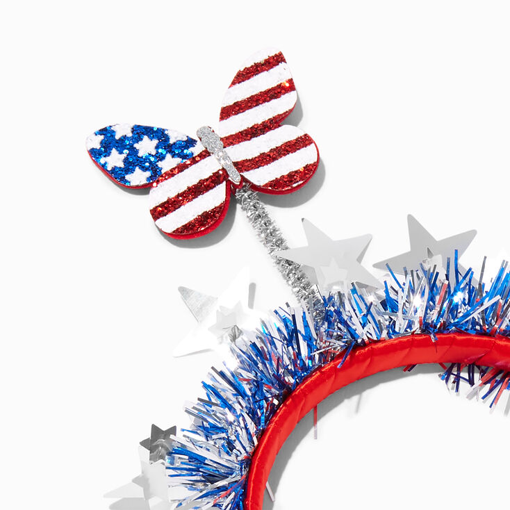 Stars &amp; Stripes Butterfly Bopper Headband,