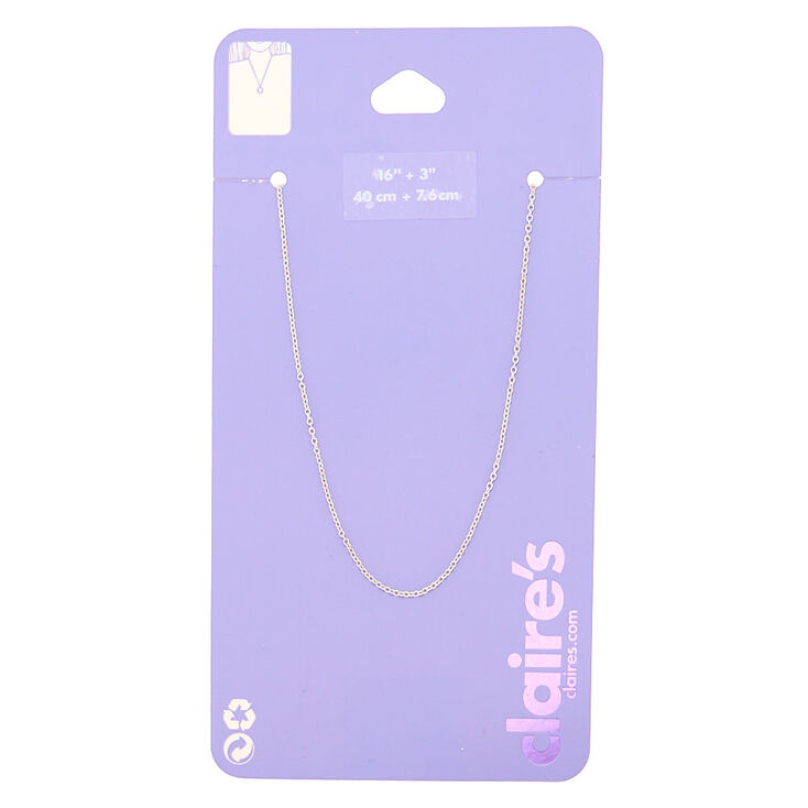 Silver Chain Necklace,