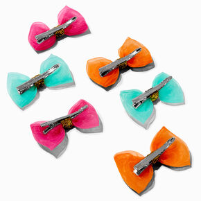 Claire&#39;s Club Chiffon Hair Bow Clips - 6 Pack,