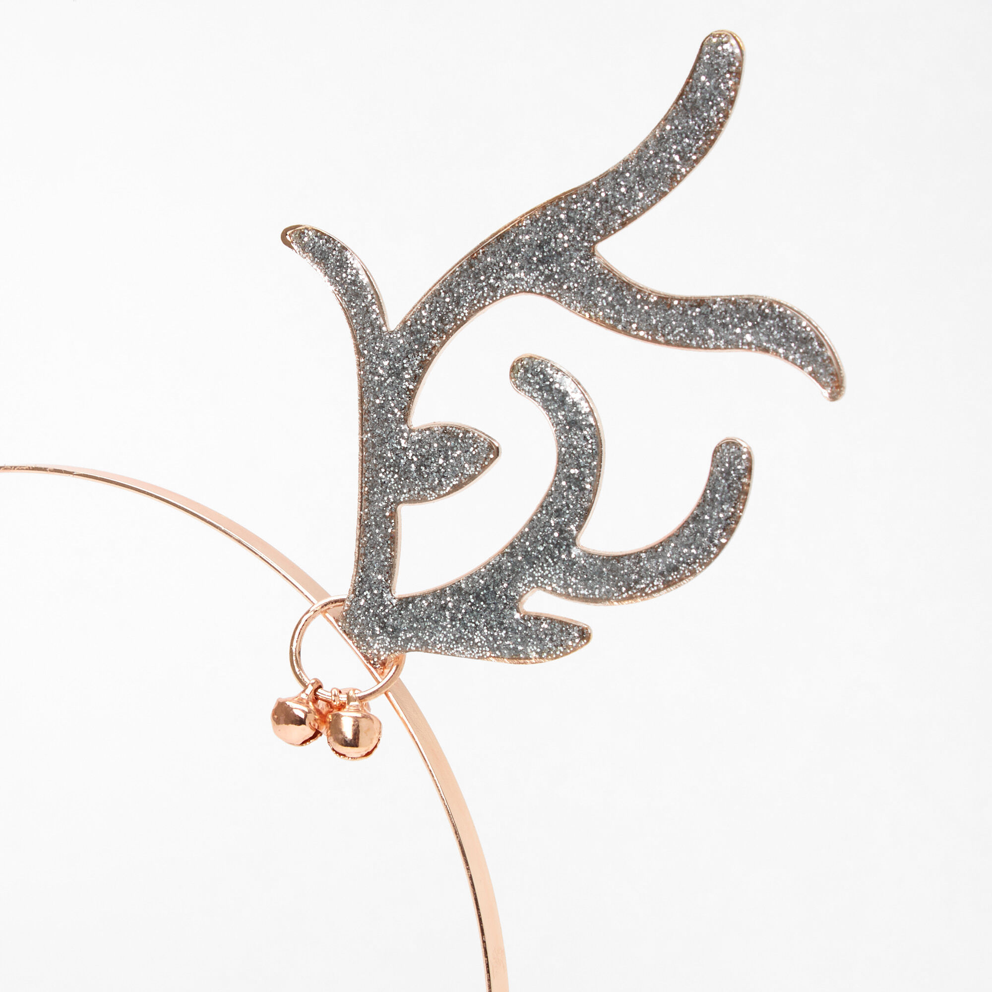 Silver reindeer headband on sale