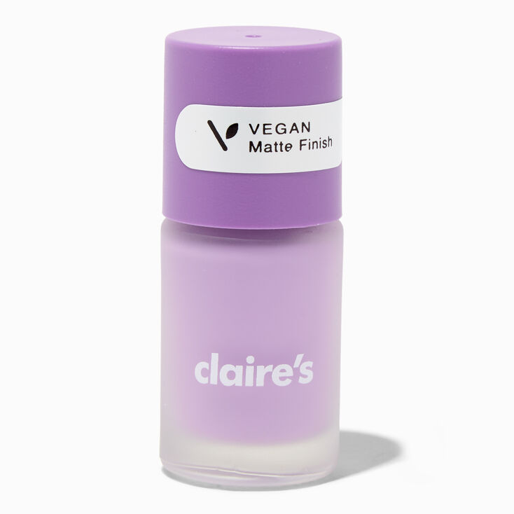 Vegan Matte Effect Nail Polish - Lilac,