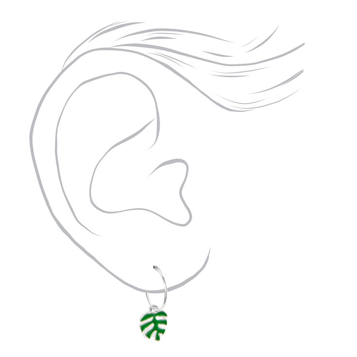 Silver Tropical Mixed Earrings &amp; Ear Cuff Set &#40;6 Pack&#41;,