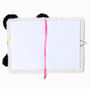 Pink Purse Panda Plush Lock Diary,