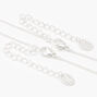 Colliers &agrave; pendentif diamant d&rsquo;imitation phosphorescent best friends - Lot de 2,