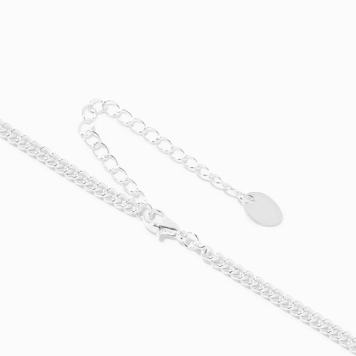 Silver Nautical Anchor Pendant Necklace,