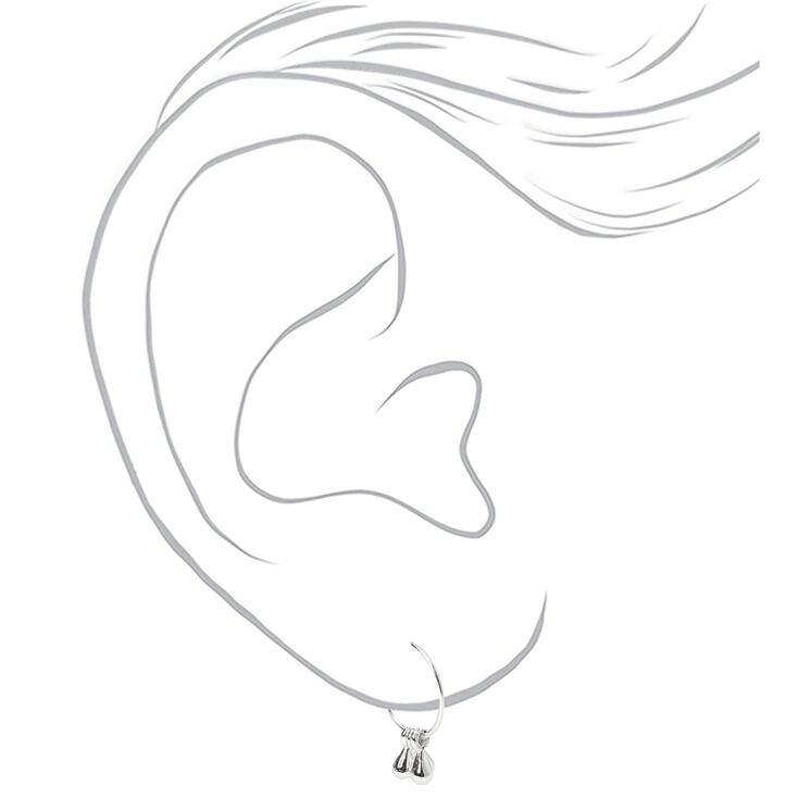 Silver Boho Beaded Mixed Earrings - 6 Pack,