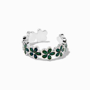 Silver-tone Daisy Band Mood Ring,