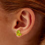Yellow Rubber Duck Acrylic Stud Earrings ,