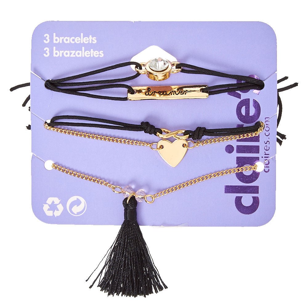 Tassel Stretch Bracelet Set,