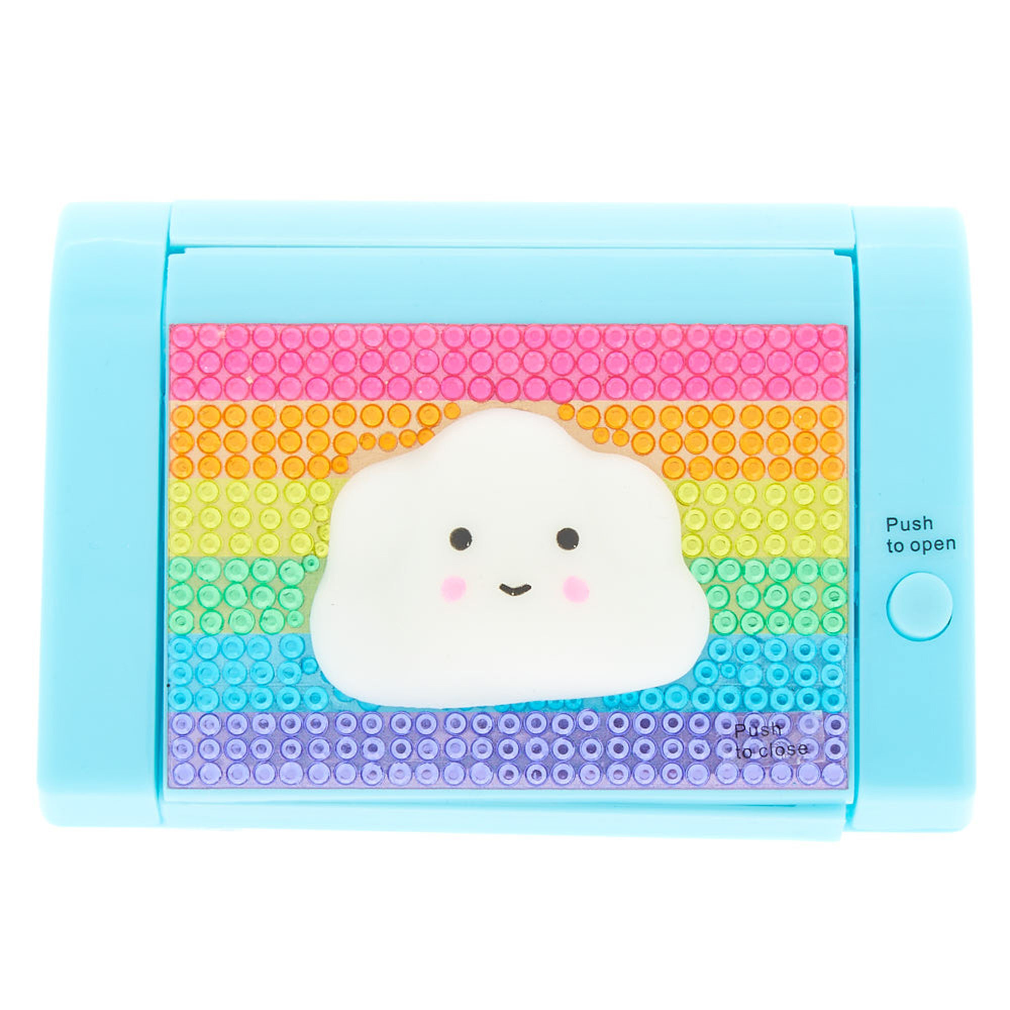 Rainbow Cloud Mechanical Lip Gloss Set - Turquoise,
