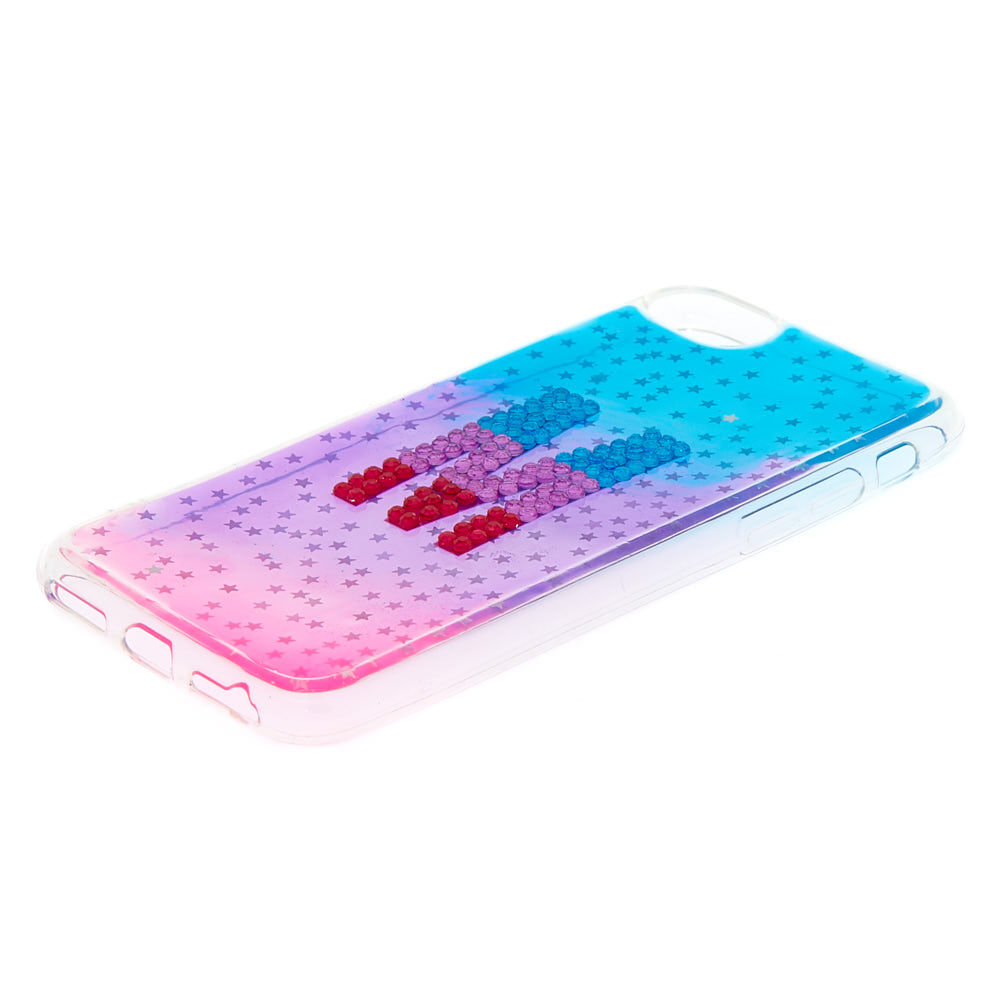 Coque de portable initiale M étoile effet ombré,