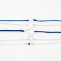 Silver Hamsa, Globe, &amp; Star Multi-Strand Bracelets - 2 Pack,
