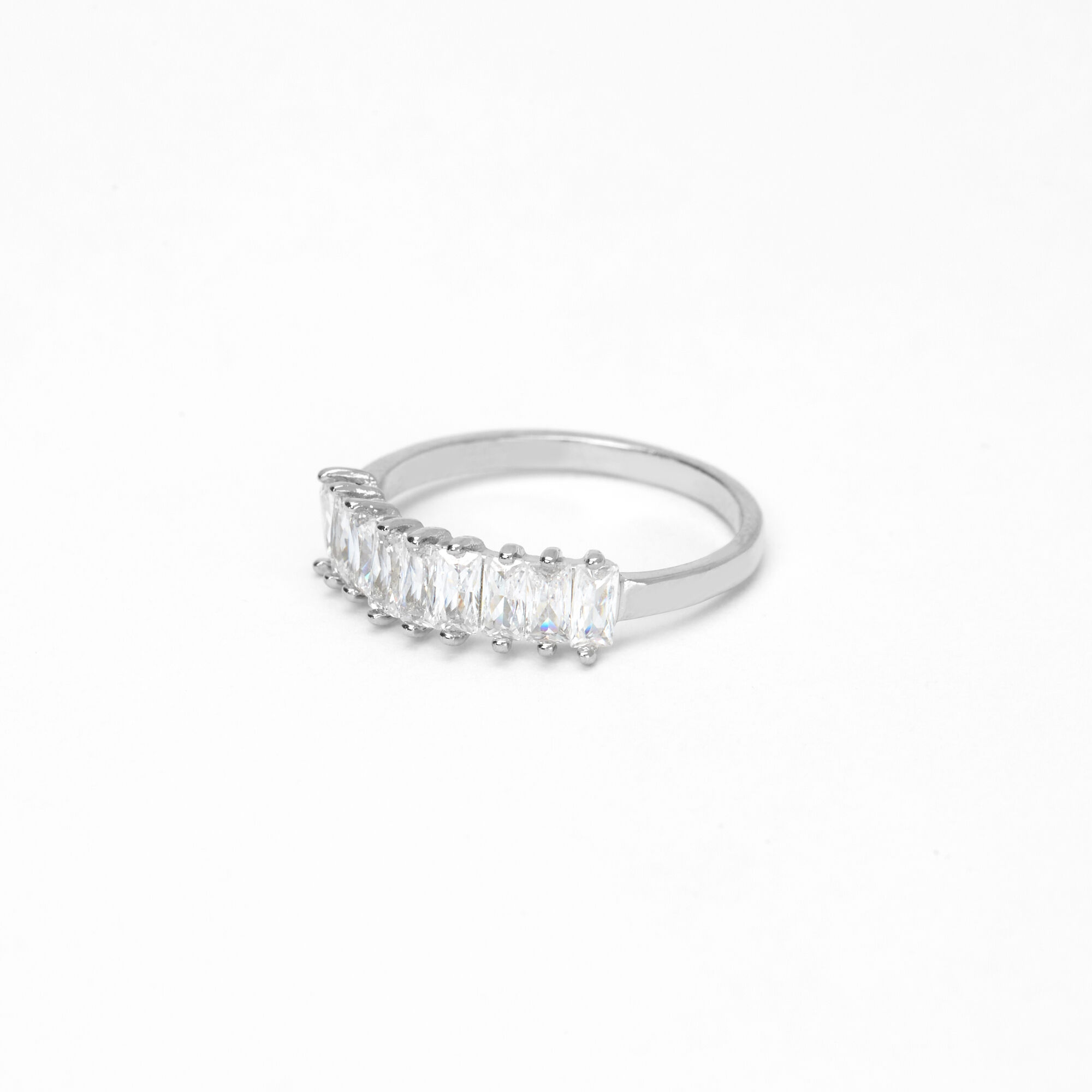 Baguette ring cubic cheap zirconia