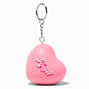 Angel Pink Heart Stress Ball Keyring,