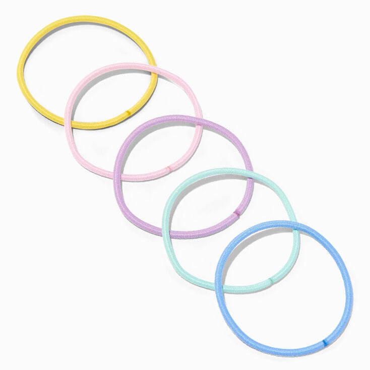 Mixed Pastels Luxe Hair Ties - 30 Pack,