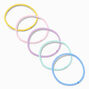 Mixed Pastels Luxe Hair Ties - 30 Pack,