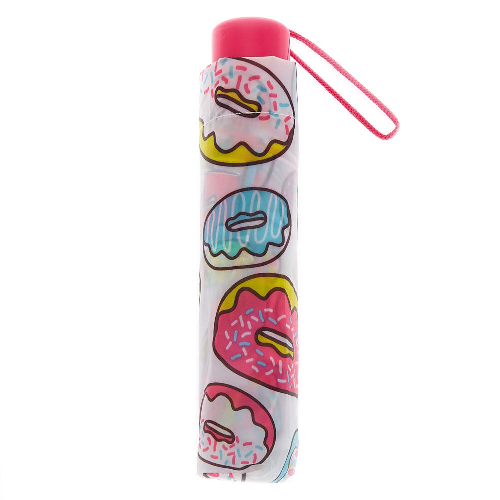 Rainbow Donut Umbrella - White,