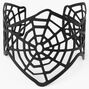 Black Spiderweb Cuff Bracelet,
