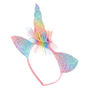 Claire&#39;s Club Ombre Glitter Unicorn Headband,