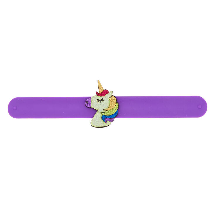 Download Unicorn Slap Bracelet Purple Claire S Us