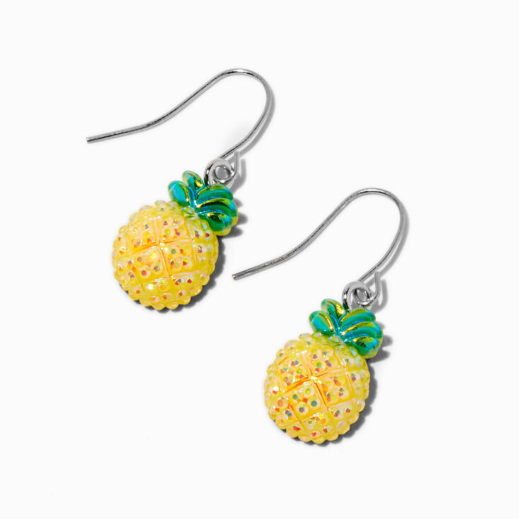 Iridescent AB Pineapple Drop Earrings,